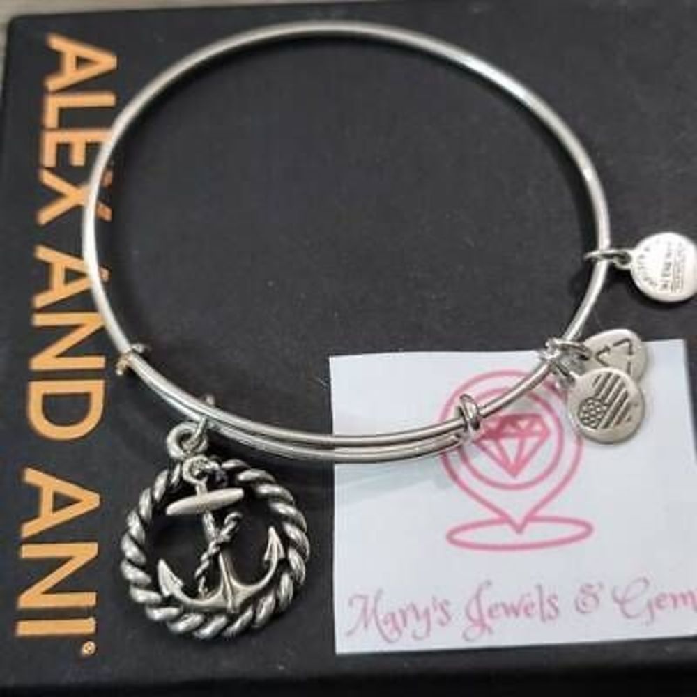 Alex and Ani anchor bracelet